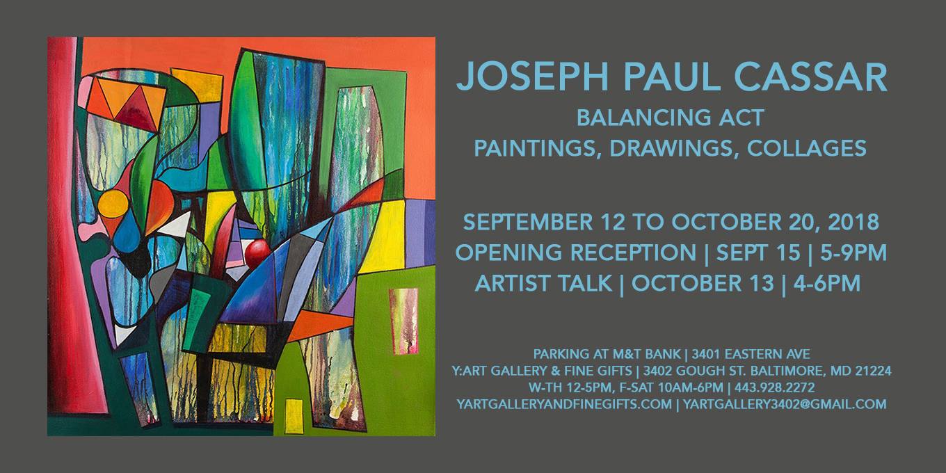 Balancing Act, 12 September-20 October 2018, Y-Art Gallery Baltimore