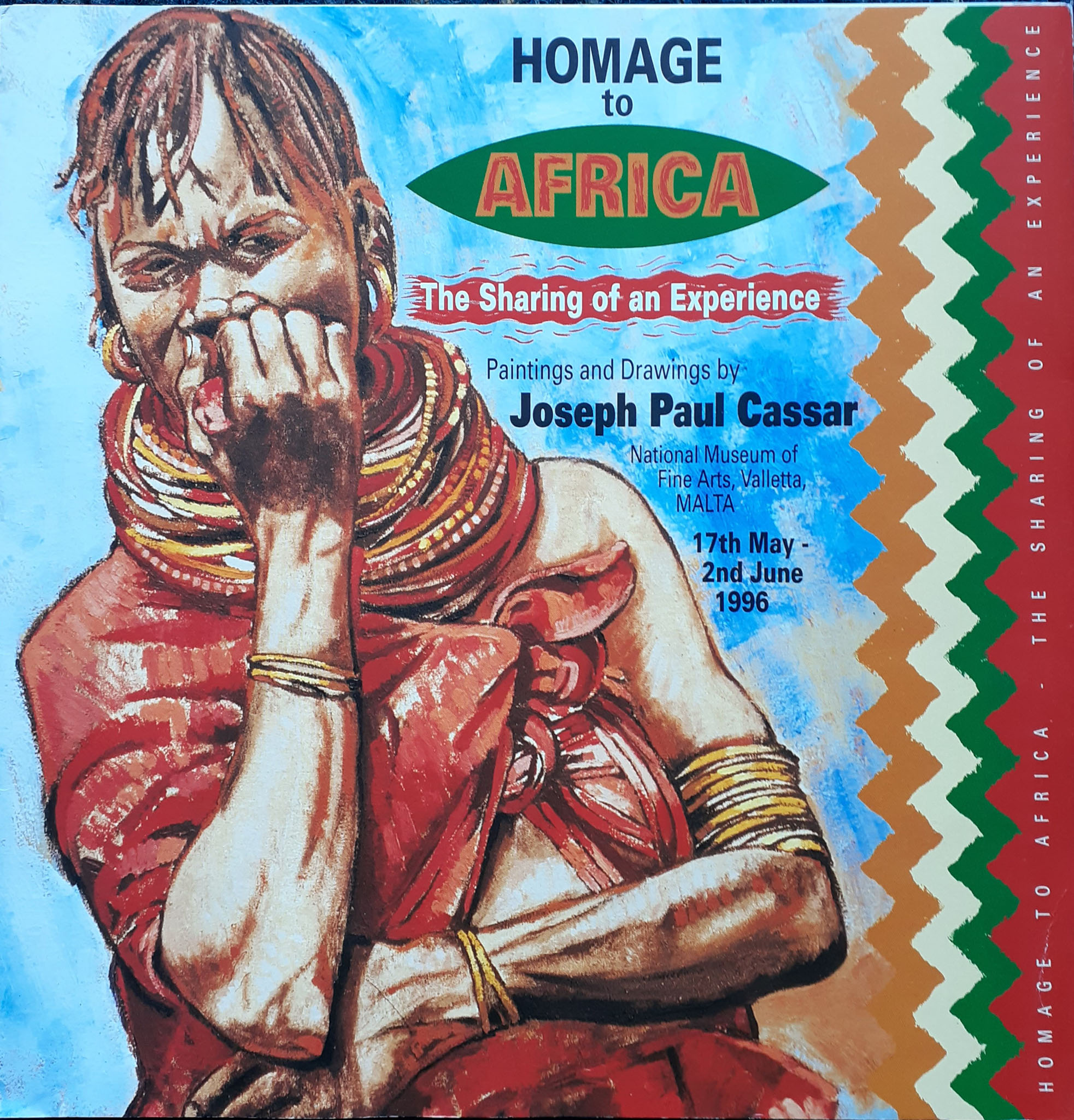 Homage to Africa, 17 May-2 June 1996, National Museum of Fine Arts, Malta