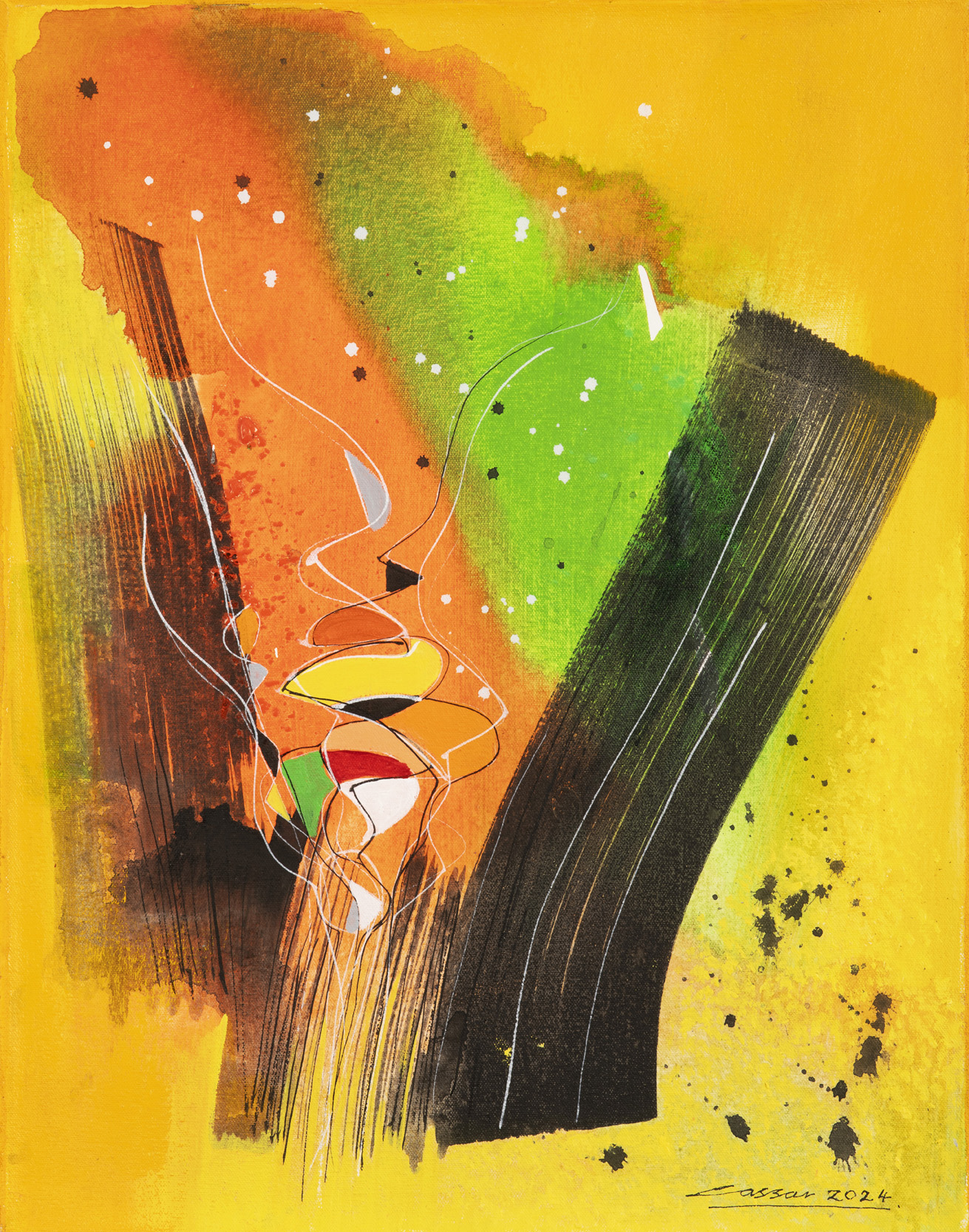 Yellow-Orange Composition